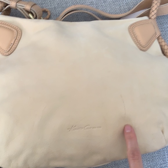 Kenneth Cole Cream leather bag with braided straps - Picture 8 of 11